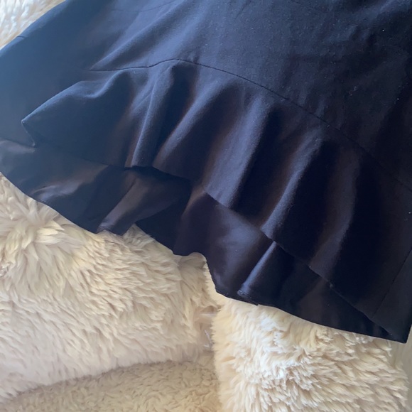 HD in Paris Black fitted flounced skirt, size 8. From Anthropologie. - Picture 5 of 5